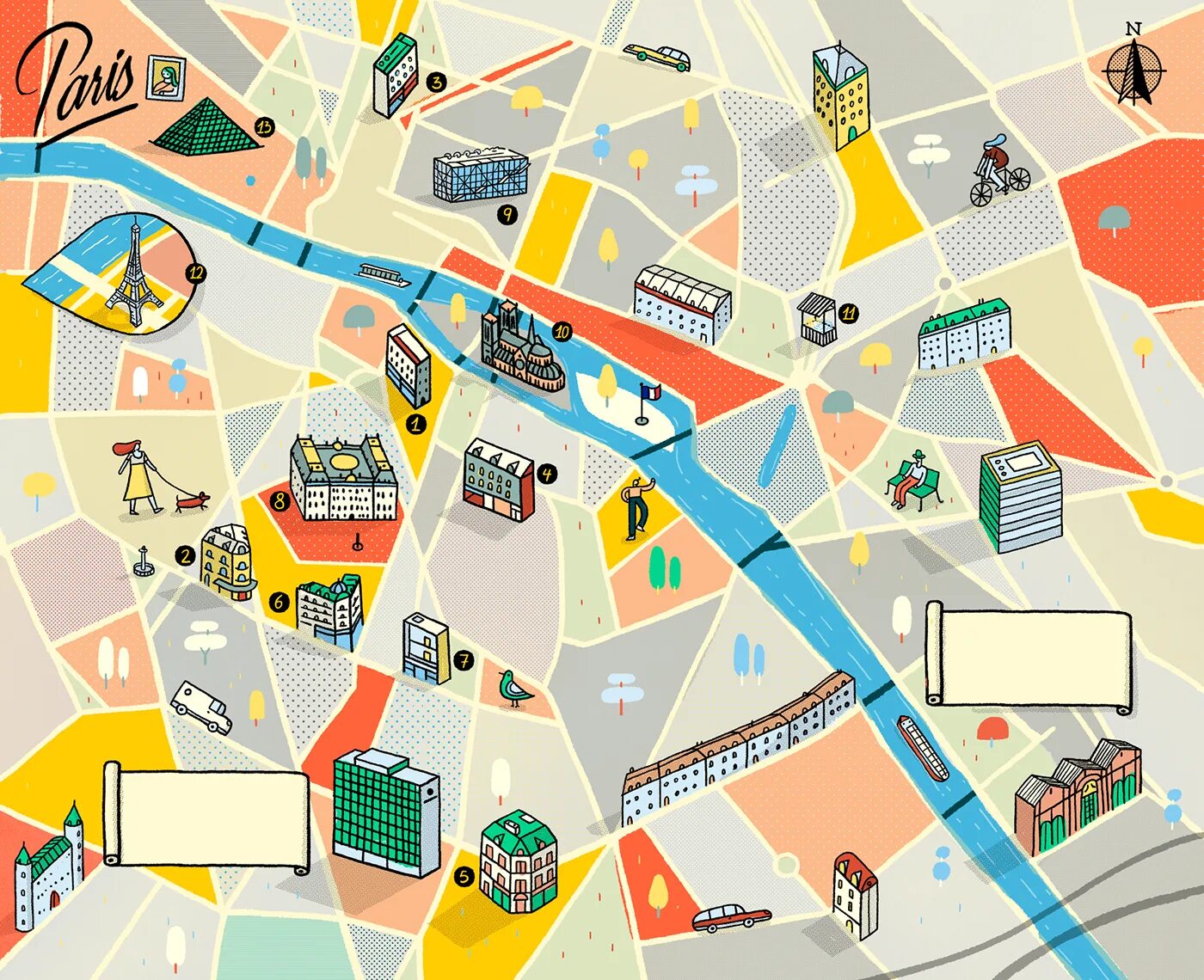 Designed map