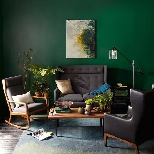 Le canapé velours c'est top ! - PLANETE DECO a homes world Living room green, Da