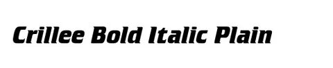 Bold italic