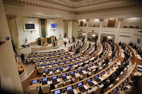 Заседание парламента грузии
