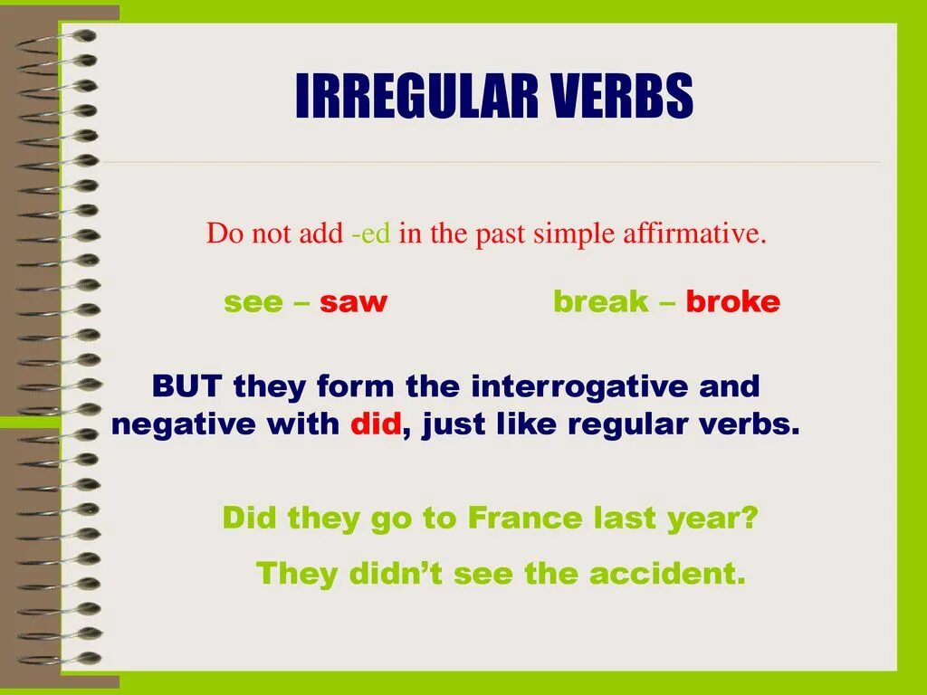 Verb t. Past simple Regular and Irregular verbs. Past simple Irregular verbs правило. Паст Симпл Irregular verbs. Regular and Irregular verbs правила.