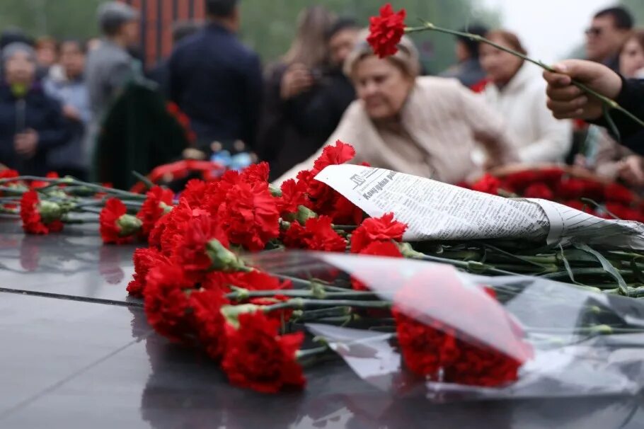 Гвоздики у вечного огня. Гвоздика 9 мая. Гвоздика на мемориале. Минута молчания погибших в Агане. Почтить минутой молчания погибших