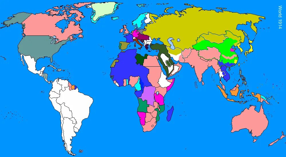 M bam. Карта колоний 1914 года. Мир в 1914 году карта.