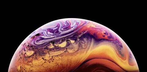 Появились обалденные обои с iPhone XS. 