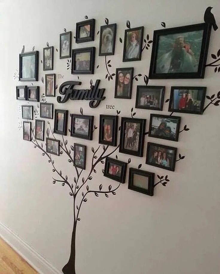 Gallery Photo Collection - instead of vertical - horizontal for longer hallway a