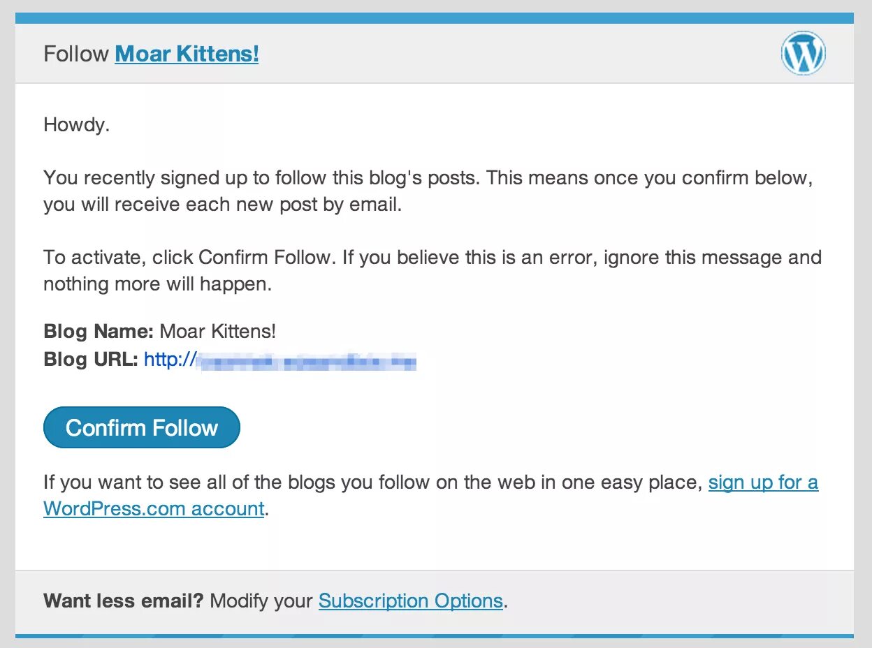 This is my email. Email will. WORDPRESS blog email. Email Willis. Confirm you want to receive email marketing.