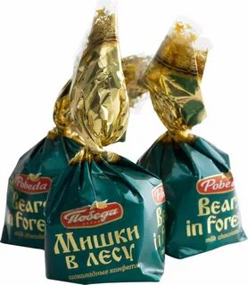 Конфеты победа вкуса мишки в лесу