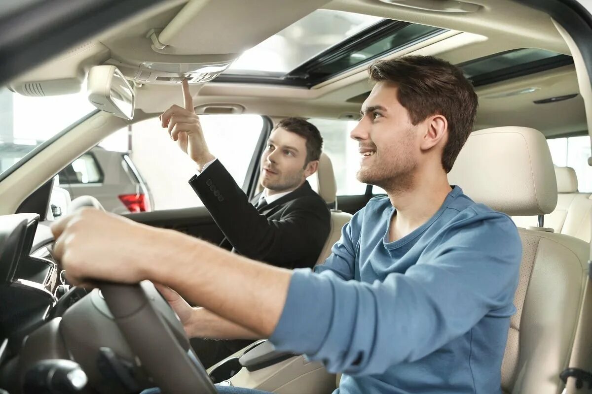 While he was a car