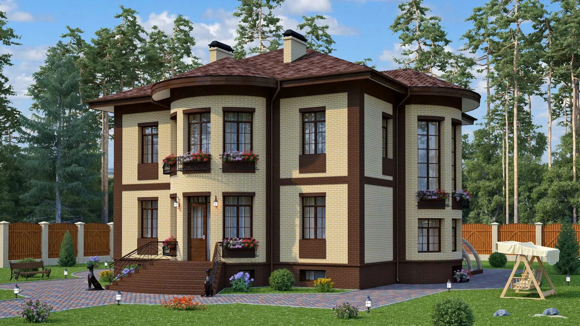 Красивый дом с эркером. Дом с эркером и мансардой. Дом с эркером и мансардой. Одноэтажный дом с мансардой. Красивые фасады домов.