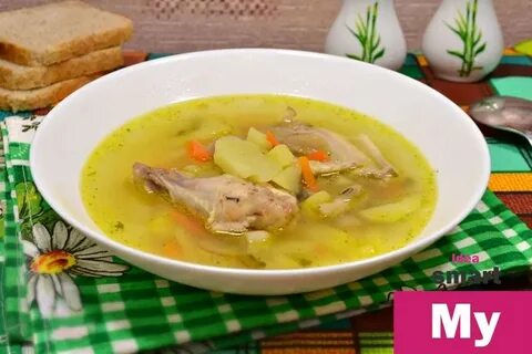 Суп из голени и картошки