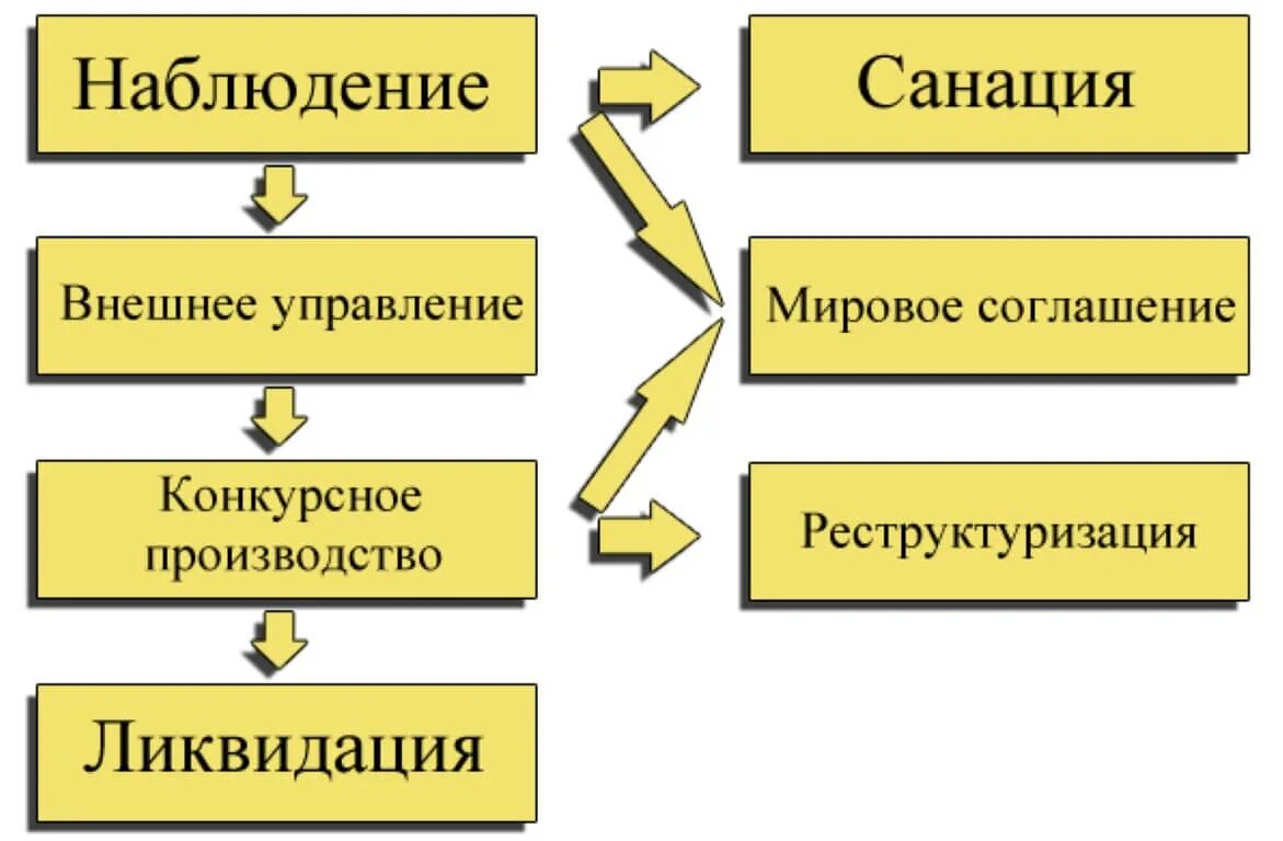 Какой управляющий назначается для процедуры наблюдения. Процедура банкротства физического лица. Наблюдение внешнее управление конкурсное производство. Процедуры банкротства рисунок. Внешнее управление и санация это.