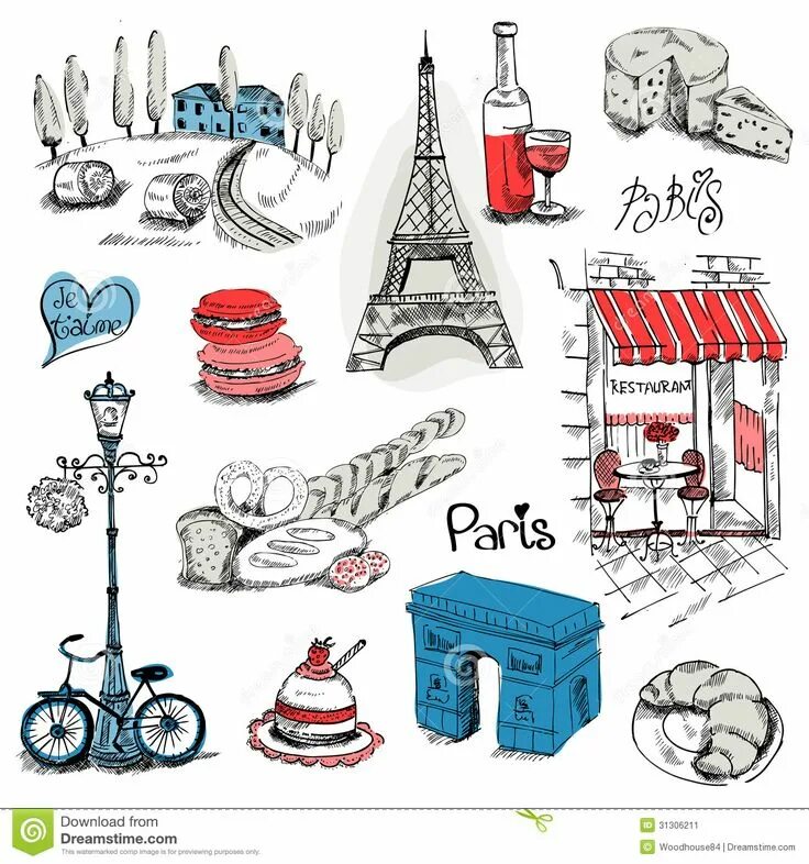 Как называют знак французы. Атрибуты Франции. Символы Франции. Стикеры на тему Франция. Символы Парижа.