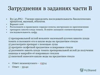 Установить правильную последовательность биологических систем