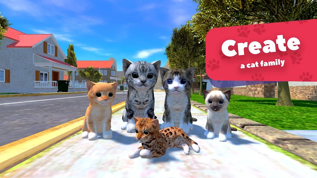 Cat simulator animal life 1.0 1.0. Кэт симулятор. Кэт симулятор Энимал лайф. Симулятор кота жизнь котенка. Котенок кошка симулятор 3d.