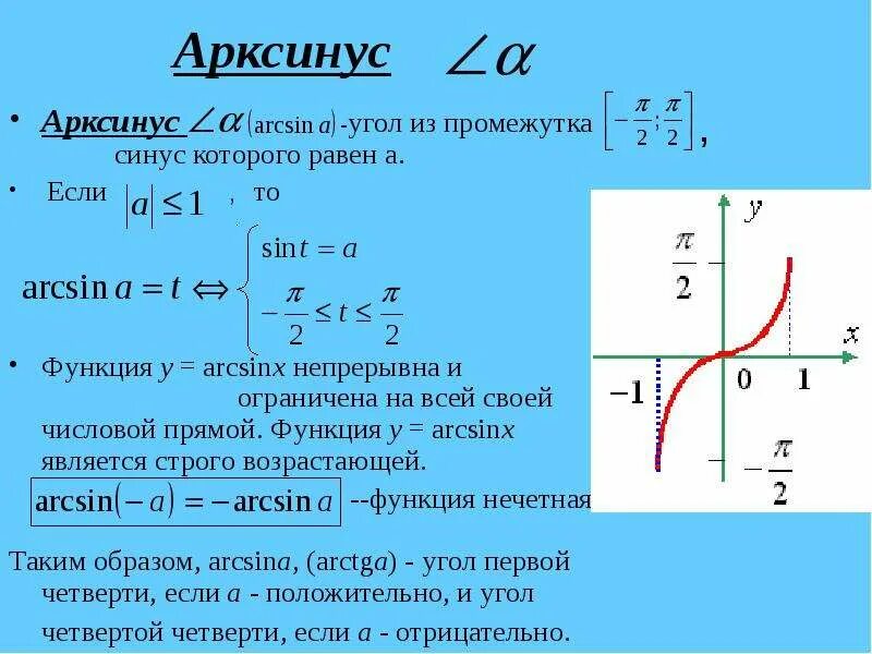 Функция arc. Функция арксинуса и арккосинуса. Функция синуса и арксинуса. Понятия синус арксинус. Отношение синуса к арксинусу.