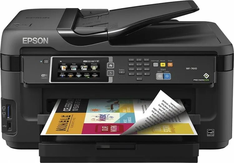 Струйный снпч мфу а3. Epson workforce WF-7610. Epson WF 7710. WF 7610 Epson. Workforce WF-7710.