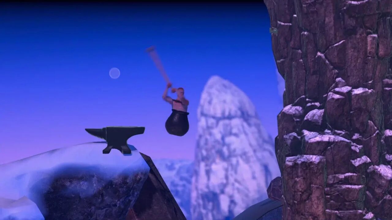 Getting over it with bennett foddy. Беннет игра. foddy. getting over it. беннет снимок из игры.