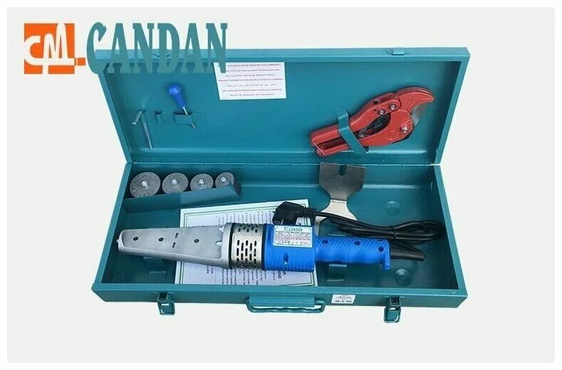 Сварочный аппарат Candan cm-02 Set набор (850 Watt). Паяльник для полипропиленовых труб Candan cm-01. Комплект сварочного оборудования Candan см-02 (20-40) Set (1500w). Сварочный аппарат для ПП 20-40, Candan.