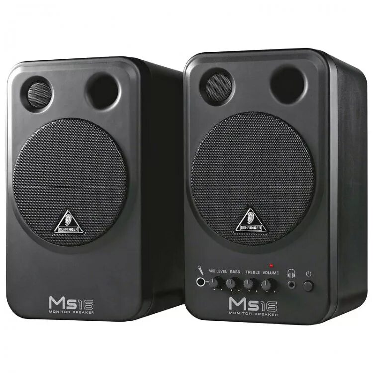 Студийные мониторы Behringer ms16. Behringer Monitor Speakers ms16. Behringer ms16 (пара). Акустическая система Behringer Monitor Speakers ms16.
