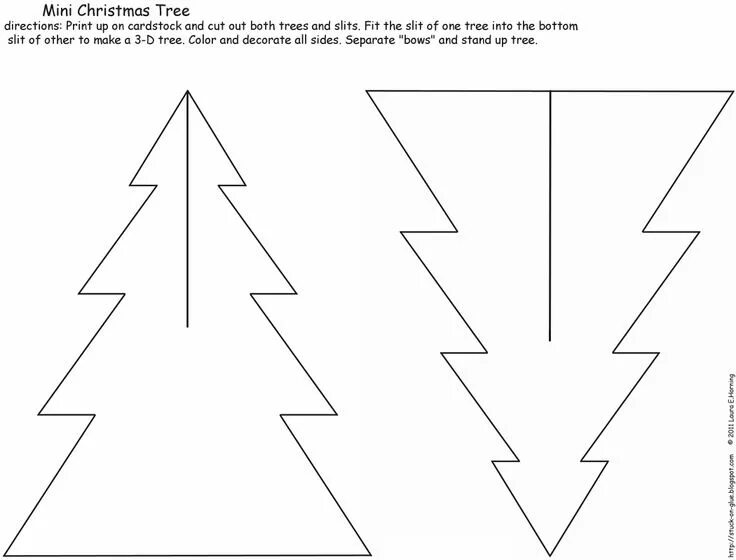Christmas Tree Templates of All Shapes and Sizes Christmas tree template, Christ