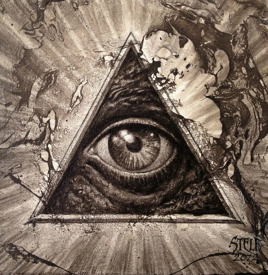Правда треугольник. Знак масонов пирамида с глазом. Символ всевидящего Ока (око Провидения). Масонский символ Всевидящее око. Всевидящее око пирамида с глазом.