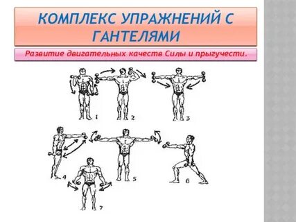 Занятия с гантелями для детей