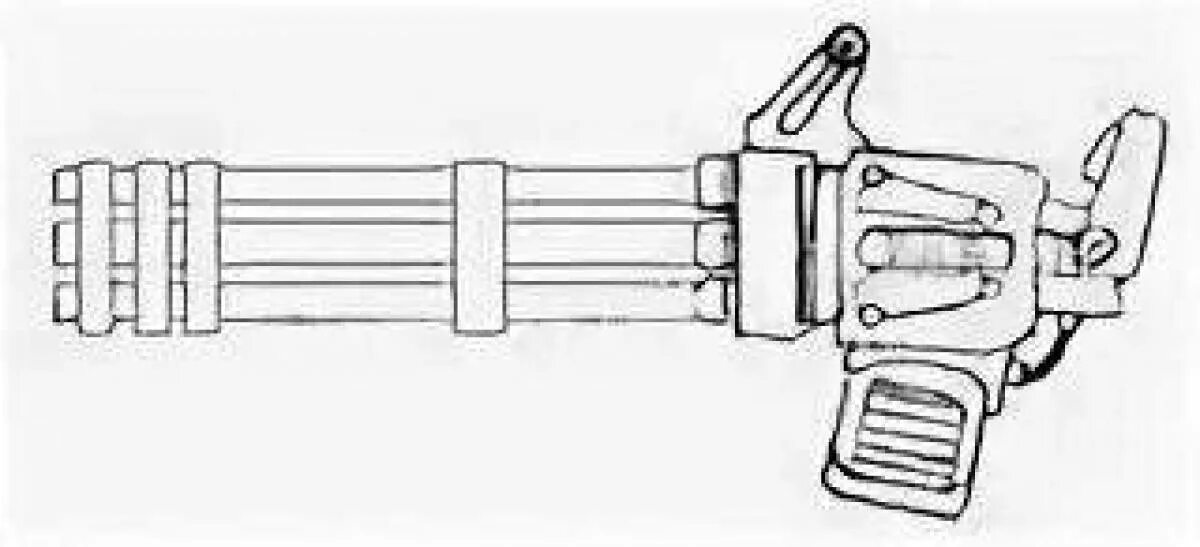Пулемет миниган чертеж. Миниган рисунок. Раскраска пулемет. Как нарисовать миниган. Миниган раскраска для мальчиков.