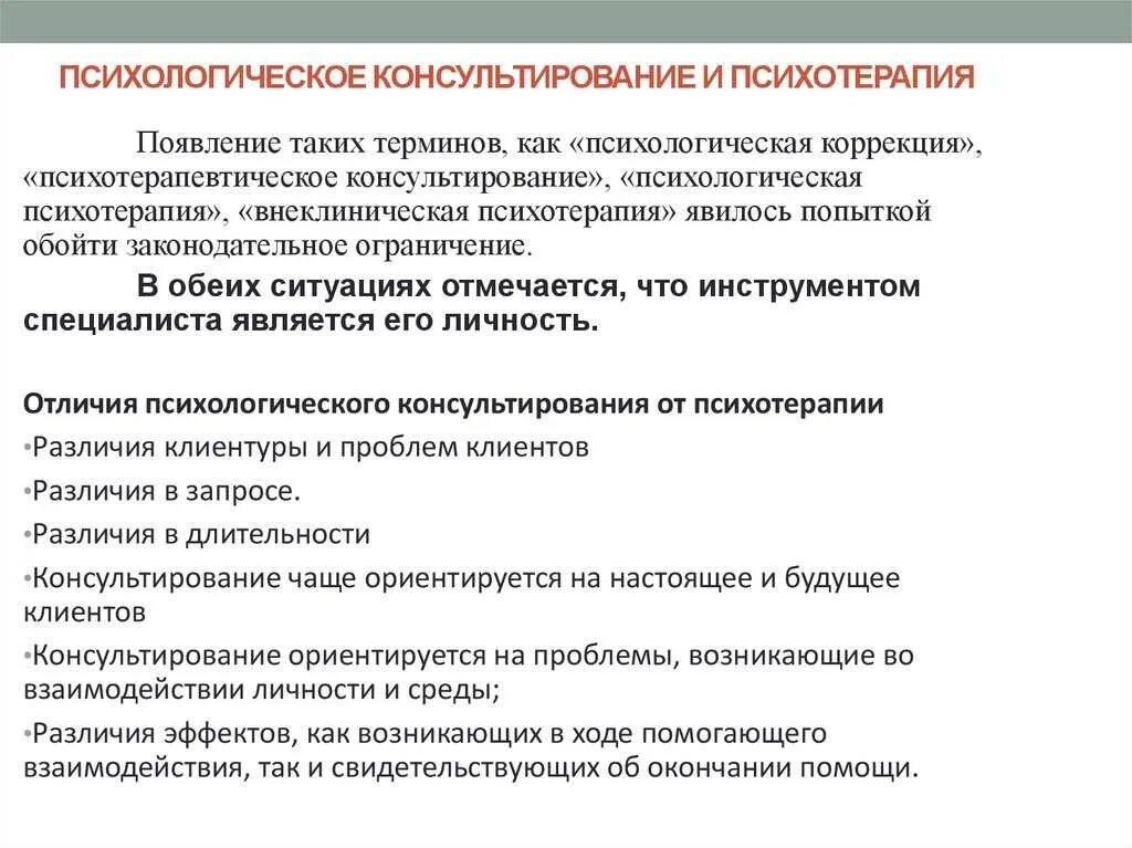 Определение и цели консультирования. Отличия психотерапии и психологического консультирования. психологическое консультирование и психотерапия. психотерапия психологическое консультирование и психокоррекция. проблемы психологического консультирования и психотерапии..
