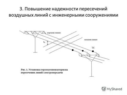 Допускается ли прохождение воздушной линии