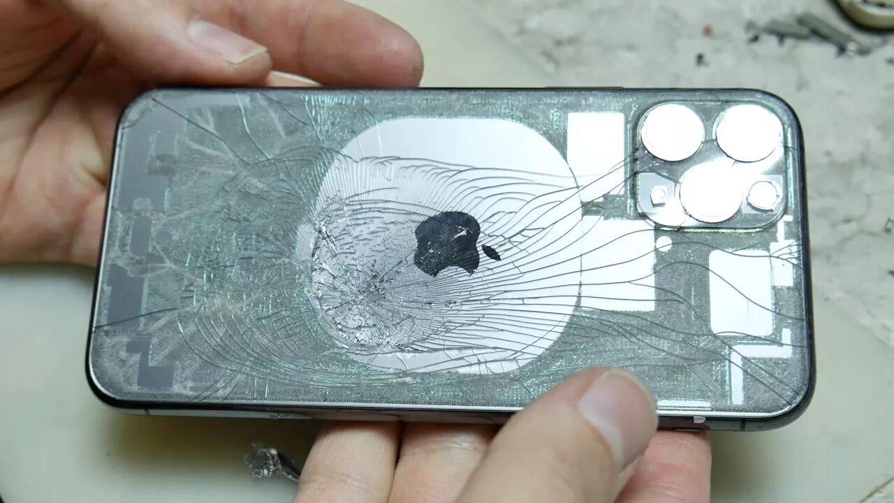 How to replace the rear window on the iPhone X-XS? the steps - YouTube