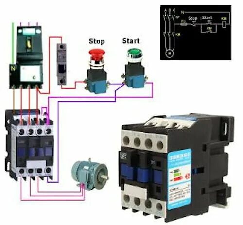 Магнитный пускатель с кнопкой пуск стоп. Схема подключения трехфазного двигателя на 380 через пускатель. Контактор малогабаритный КМЭ 12а схема подключения. Схема подключения пускателя через кнопку пуск 220. Схема подключения пм12 с тепловым реле пускатель на 380.
