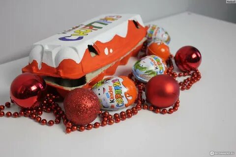 Сладкий подарок киндер на новый год