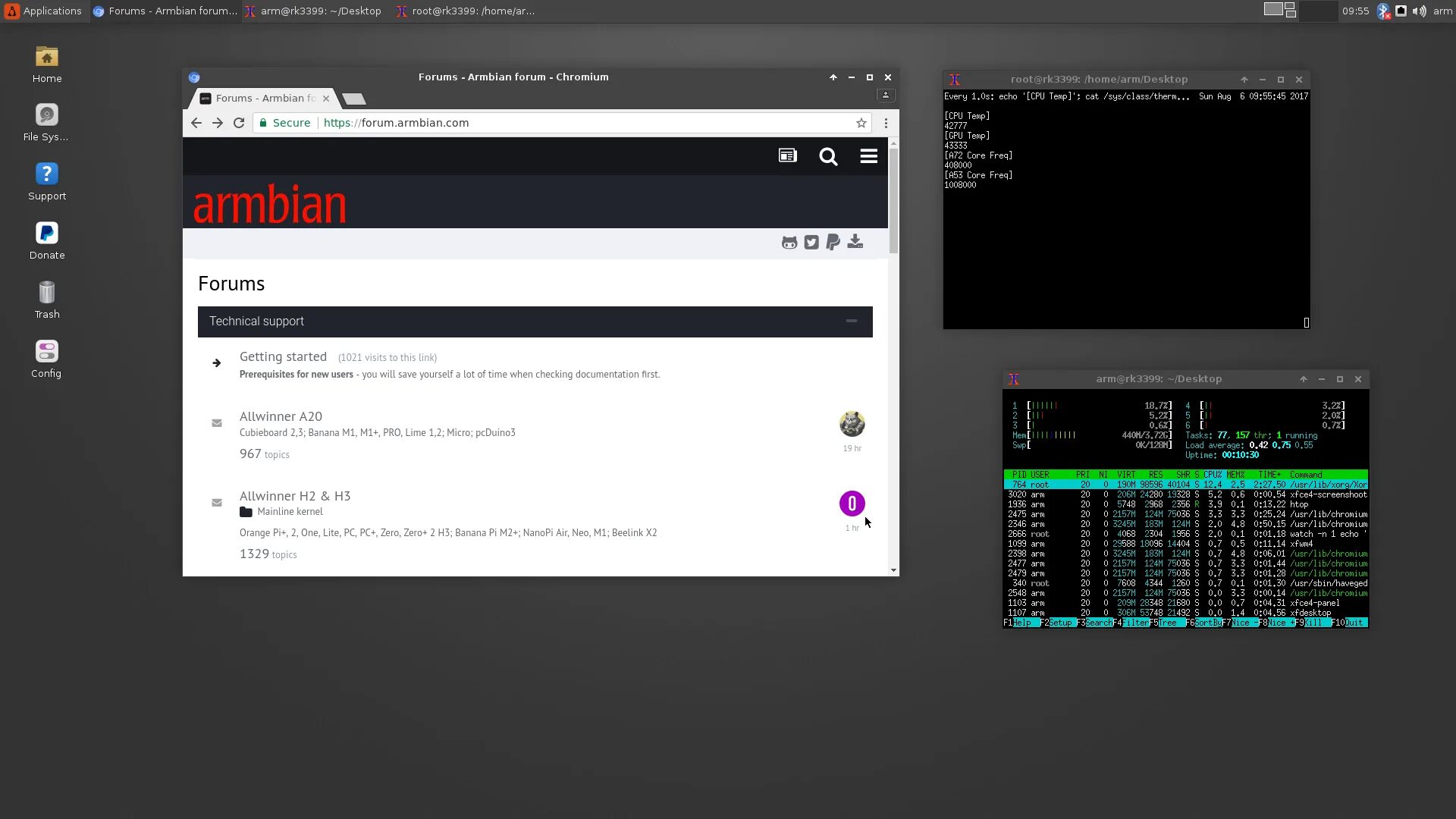 Armbian. ОС Armbian. Armbian 5.25+. Armbian cli. Armbian +LXQT.