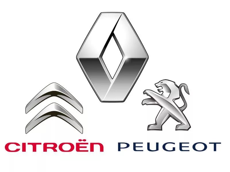 Renault peugeot. Рено Пежо Ситроен. Автомобильные бренды Рено Ситроен Пежо. Логотип Рено Пежо Ситроен. Эмблемы французских автомобилей.