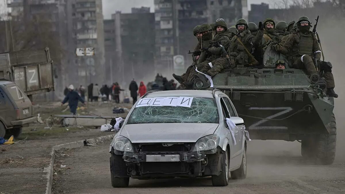 Кадры спецоперации на Украине. Российские войска в Мариуполе. Специальная Военная операция.