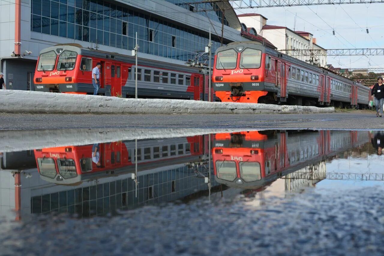 Поезд до каспийска