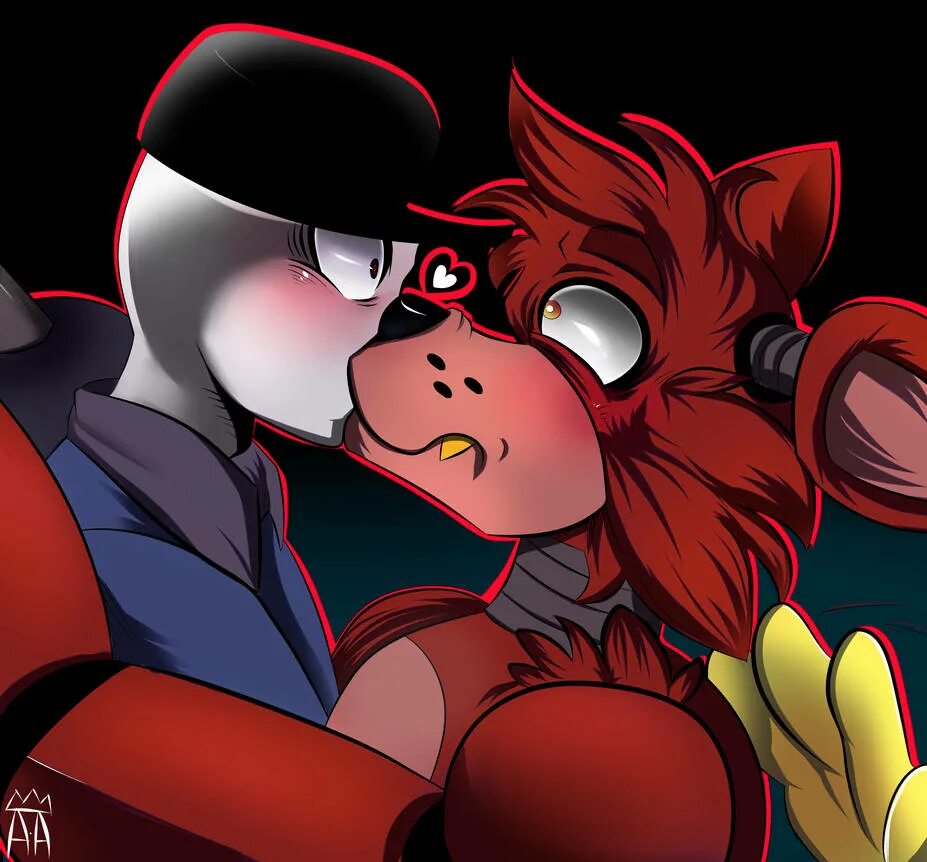 Фнаф с днём рождения. Рокстар фокси и бонни. Loving night mandyfox fnaf оригинал. Фредди x фокси. Анимотроники фокс и мангл.