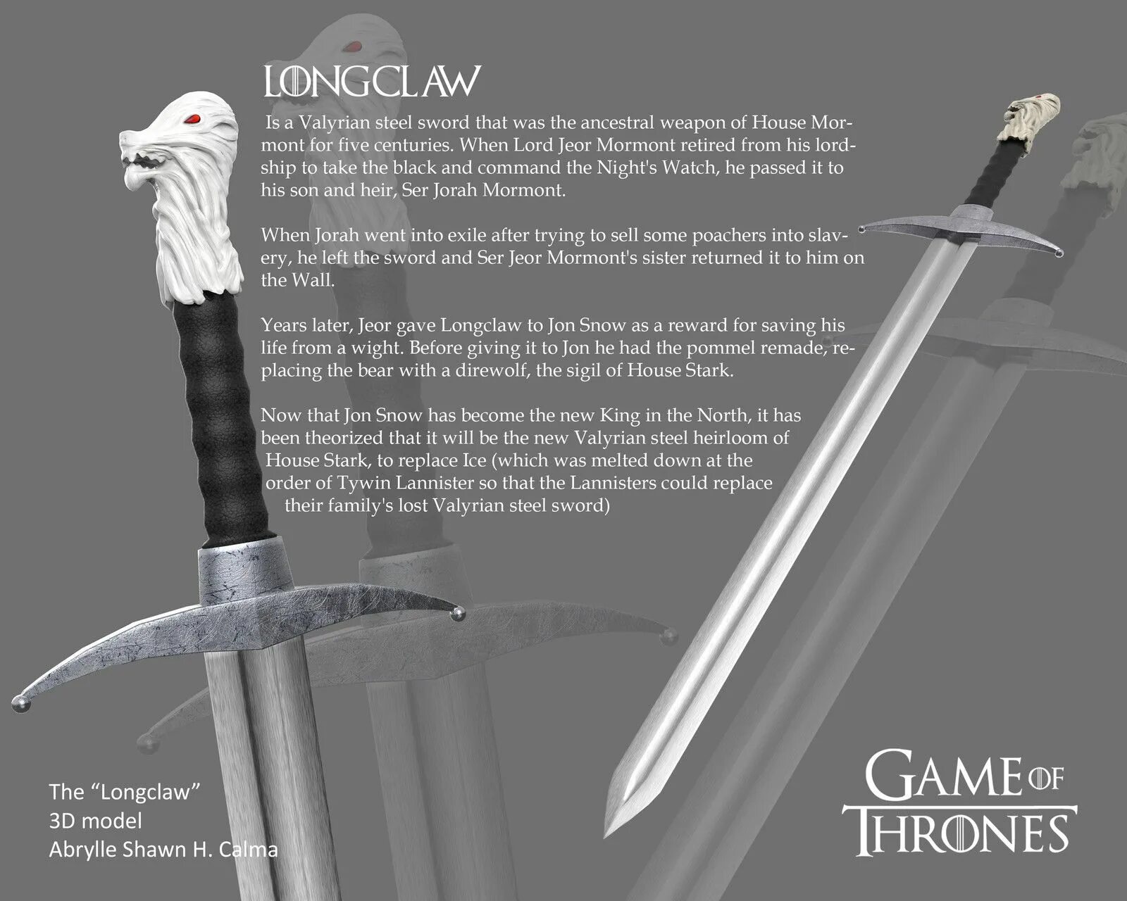 High valyrian. Мечи валирийская сталь. Game of Thrones Sword. Longclaw. Valyrian.