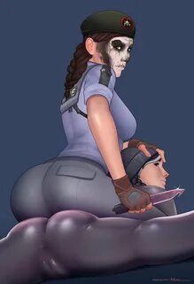 six clothed dokkaebi rainbow six domination duo female female only femdom f...