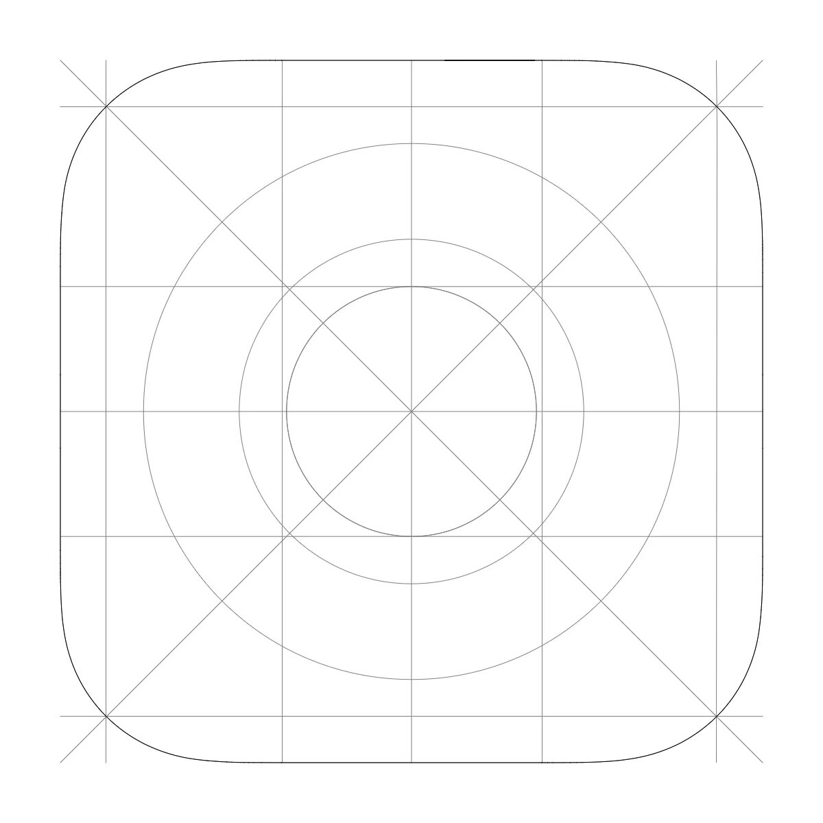 Какого размера иконка приложения. Сетка для иконки ios figma. сетка для иконки приложения. модульная сетка для пиктограмм. шаблон иконки ios.
