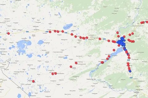 Камеры платон на карте
