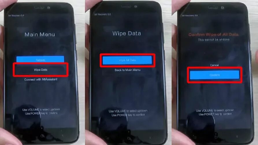 Main menu miui recovery 5.0 как выйти