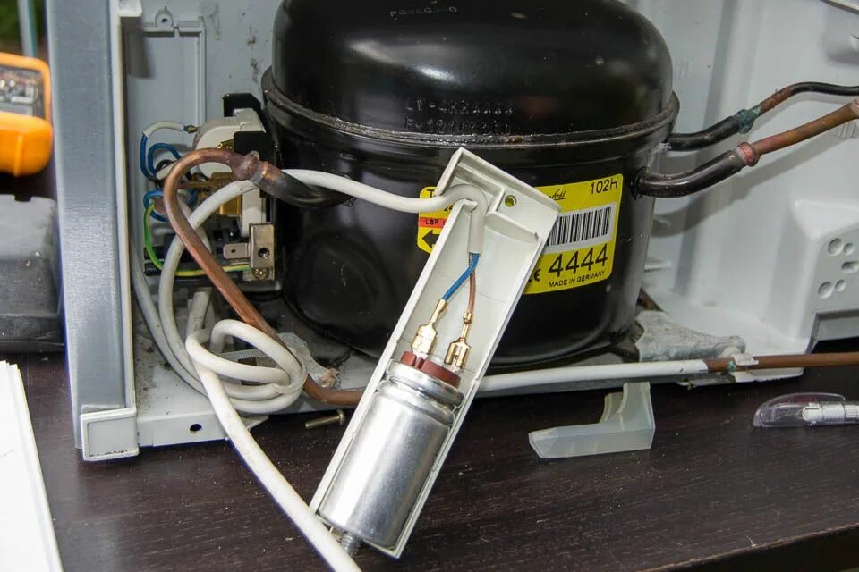 Электромотор холодильника Fridge. С641 конденсатор Фридж. Как проверить работоспособность компрессора автомобиля