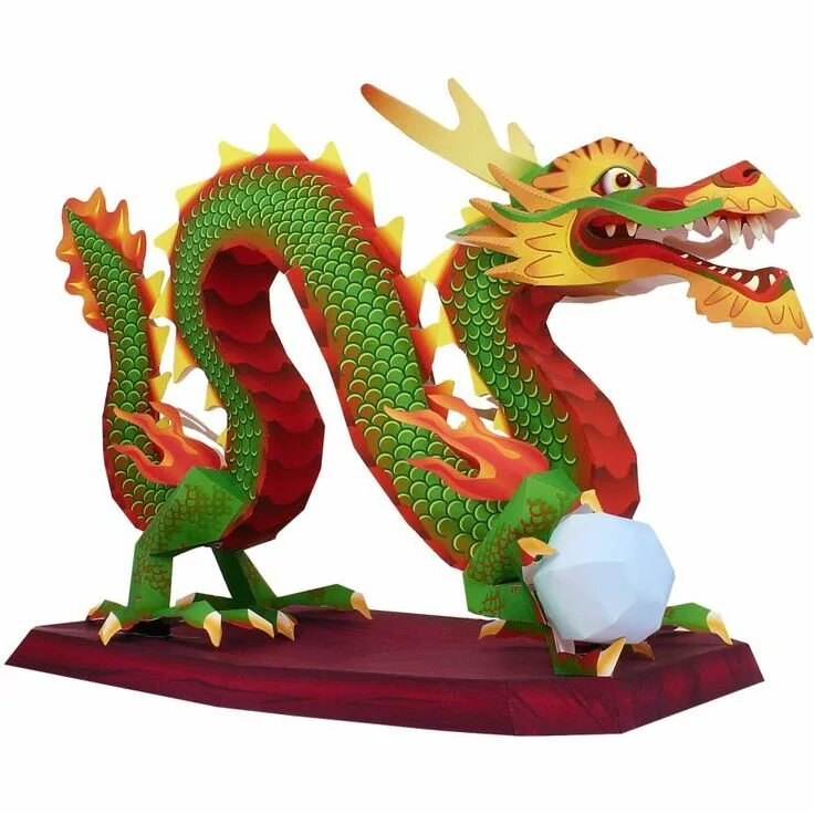 Китайский дракон год 2024. Creative Park Canon дракон. Китайский дракон. Китайский дракон из бумаги. Китайский дракон макет.