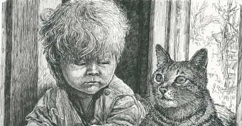 Коте про мальчика