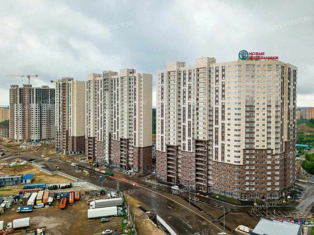 Фото и ход строительства квартала Новые Котельники