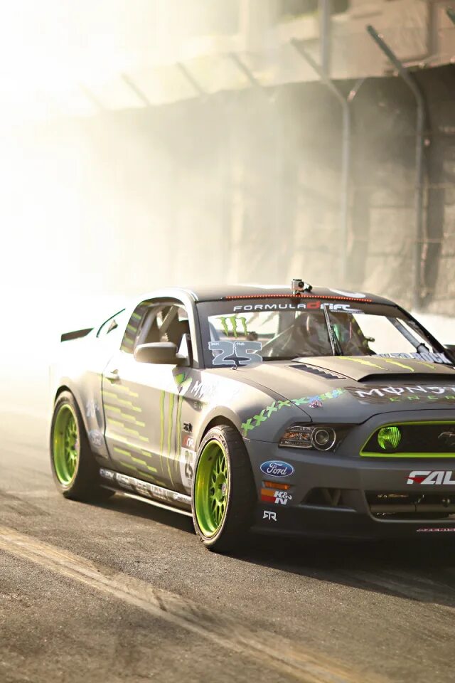 Drifting sun 2024. Дрифт Форд Мустанг Falken. Форд Мустанг Монстер. Ford Mustang дрифт. Ford Mustang gt Monster Energy.