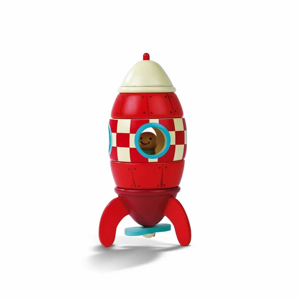 Магнитный конструктор Janod Kit Magnet 05207 ракета. Игрушка "ракета". Деревянная ракета игрушка. Игрушка в виде ракеты большая.