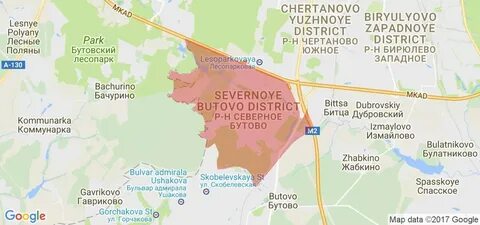 Южный бутова на карте