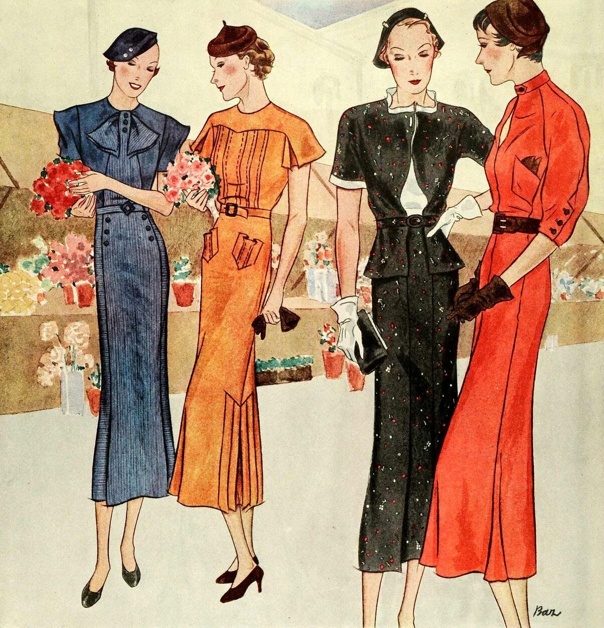 Мода 1930 х. Мода 30х ссср зощенко. мода 1930-х годов. иллюстрации моды 30-х журнала mccall. ссср советская мода 30х.
